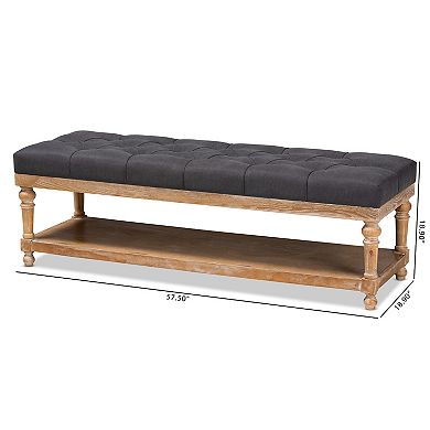 Baxton Studio Linda Bench