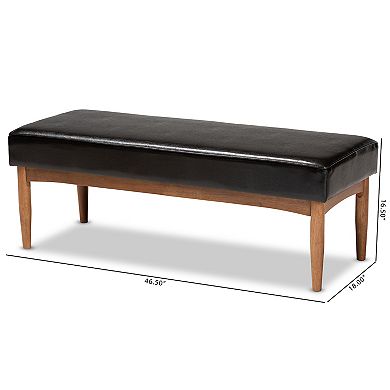 Baxton Studio Arvid Dining Bench