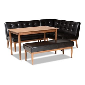 Baxton Studio Arvid Dining Table 4 pc Set