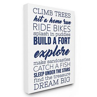Stupell Home Decor Dream Big Canvas Wall Art