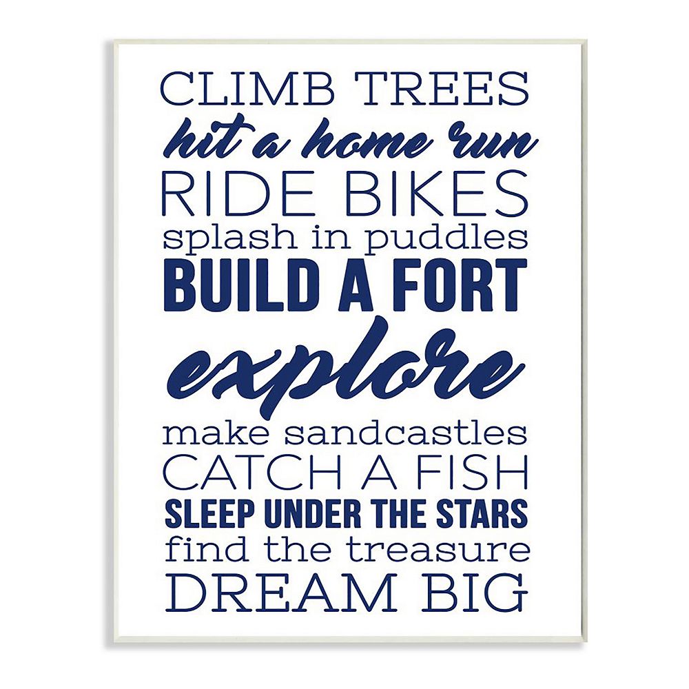 Stupell Home Decor Dream Big Plaque Wall Art