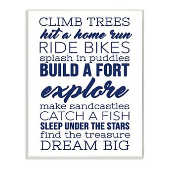 Stupell Home Decor Dream Big Plaque Wall Art