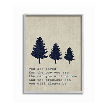 Stupell Home Decor You are Loved Son Framed Wall Art