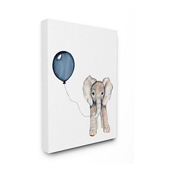 Stupell Home Decor Baby Elephant Canvas Wall Art