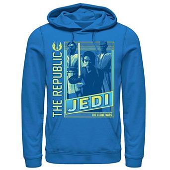 Men's Star Wars: The Clone Wars The Republic Jedi Poster Hoodie