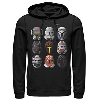 Men's Star Wars: The Clone Wars Clone Helmets Hoodie