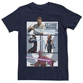 Men's Star Wars: The Clone Wars Jedi Panels Tee