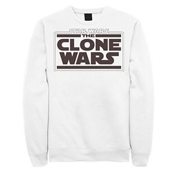 Men's Star Wars: The Clone Wars Logo Stack Sweatshirt
