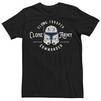 Men's Star Wars The Clone Wars Trooper Commander Tee