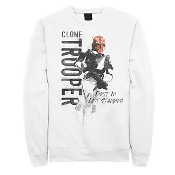 Men's Star Wars The Clone Wars Trooper Painted Sweatshirt
