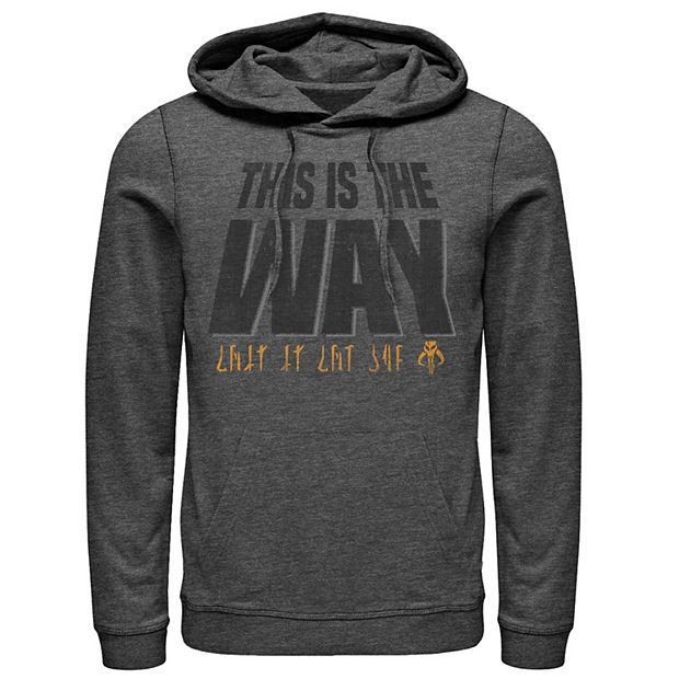 Men s Star Wars The Mandalorian This Is The Way Fade Hoodie