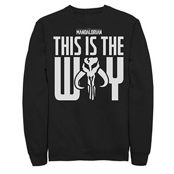 Men's Star Wars The Mandalorian This Is The Way Mythosaur Block Sweatshirt