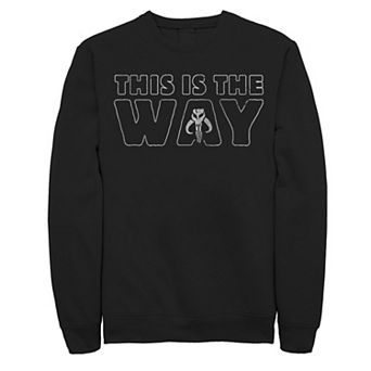 Men's Star Wars The Mandalorian This Is The Way Mythosaur Sweatshirt