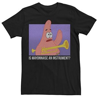 Men's Nickelodeon SpongeBob SquarePants Patrick "Is Mayonnaise An Instrument?" Tee