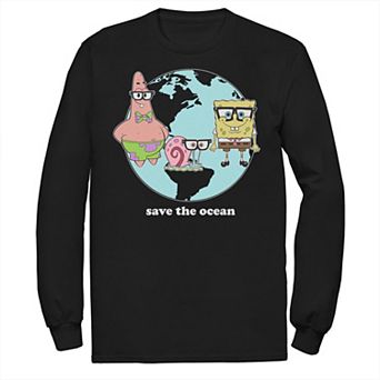 Men's Nickelodeon SpongeBob SquarePants Group Save The Ocean Tee