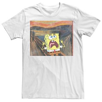 Men's Nickelodeon SpongeBob SquarePants Scream Painting Tee