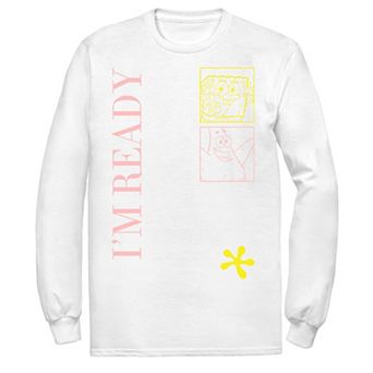 Men's Nickelodeon SpongeBob SquarePants I'm Ready Outlines Tee