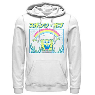 Men's Nickelodeon SpongeBob SquarePants Rainbow Kanji Poster Hoodie