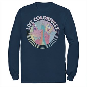 Men's Nickelodeon SpongeBob SquarePants Patrick Live Colorfully Tee