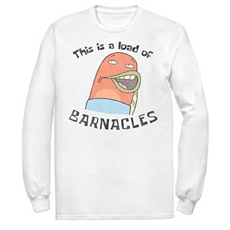 Men's Nickelodeon SpongeBob SquarePants This Is A Load Of Barnacles Quote Tee