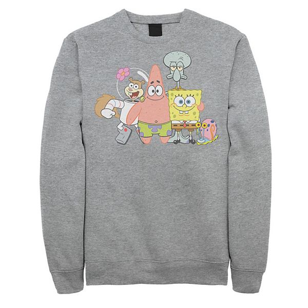 Men's Nickelodeon SpongeBob SquarePants Classic Group Shot Sweatshirt