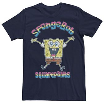 Men's Nickelodeon SpongeBob SquarePants Rainbow Logo Tee