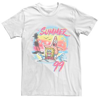 Men's SpongeBob Patrick Summer 99 Surfing Tee