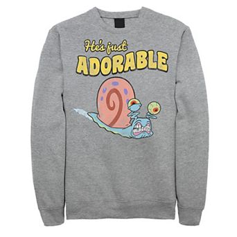 Men's SpongeBob SquarePants Gary He's Just Adorable Sweatshirt