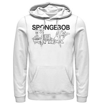 Men's SpongeBob Group Shot Outlines Hoodie