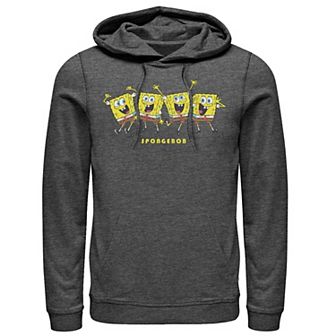 Men's SpongeBob SquarePants Happy Poses Line Up Hoodie