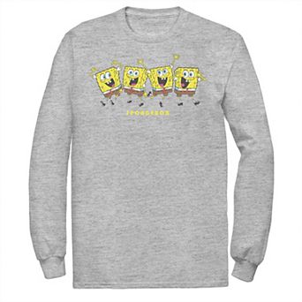 Men's SpongeBob SquarePants Happy Poses Line Up Tee