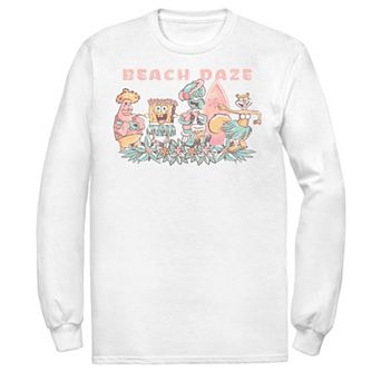 Men's SpongeBob Beach Daze Group Party Tee
