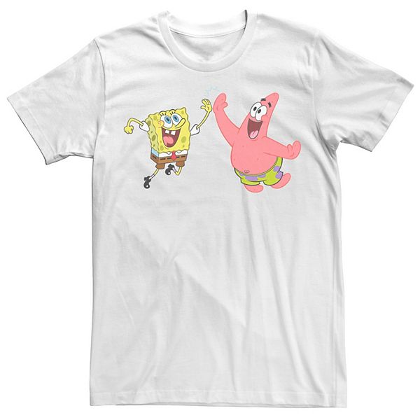 Men's SpongeBob Patrick High Five Tee