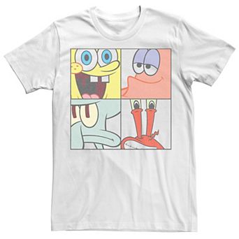 Men's Spongebob 4 Square Close Up Tee
