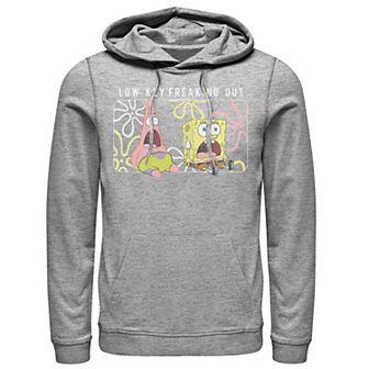 Men's Spongebob Patrick Low Key Freaking Out Hoodie