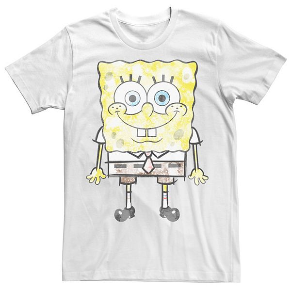 Men's Spongebob SquarePants Faded Portrait Tee