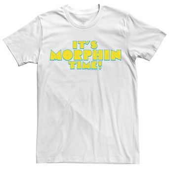 Men's Power Rangers It's Morphin Time Polygon Text Tee
