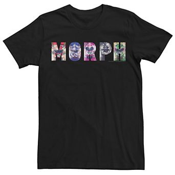 Men's Power Rangers Morph Text Fill Tee