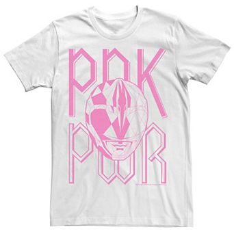 Men's Power Rangers Pink Ranger PNK PWR Tee