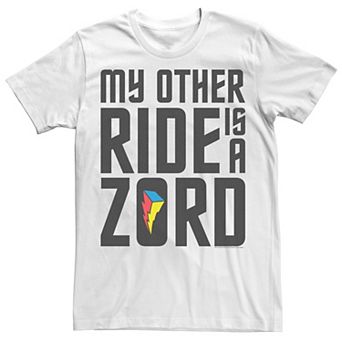 Men's Power Rangers My Other Ride Is A Zord Tee