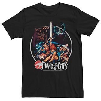 Men's ThunderCats Group Shot Vintage Circle Tee