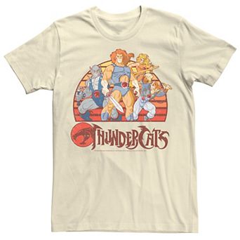 Men's ThunderCats Group Retro Sunset Tee
