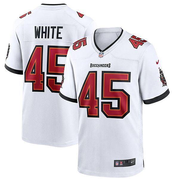 Men's Nike Devin White White Tampa Bay Buccaneers Game Jersey