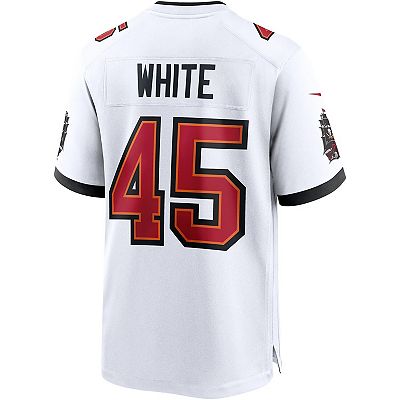 Men s Nike Devin White White Tampa Bay Buccaneers Game Jersey