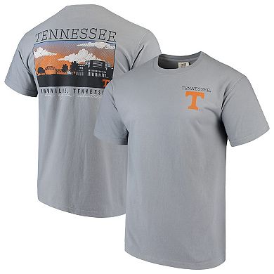 Men's Gray Tennessee Volunteers Comfort Colors Campus Scenery T-Shirt