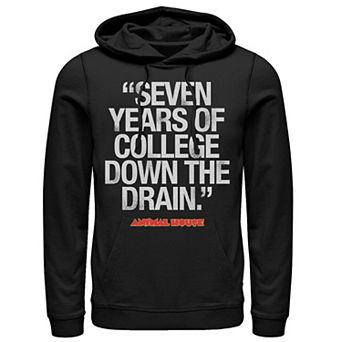 Men's Animal House Seven Years Of College Down The Drain Hoodie