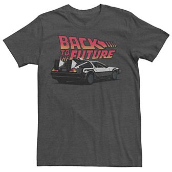 Men's Back To The Future Retro Vintage Delorean Tee