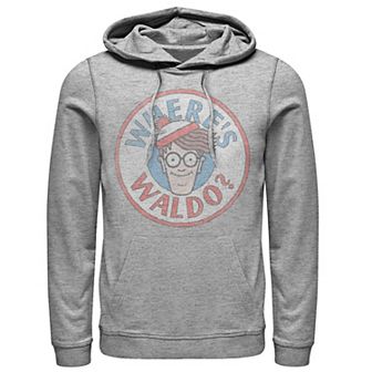 Men's Where's Waldo Circle Classic Face Hoodie