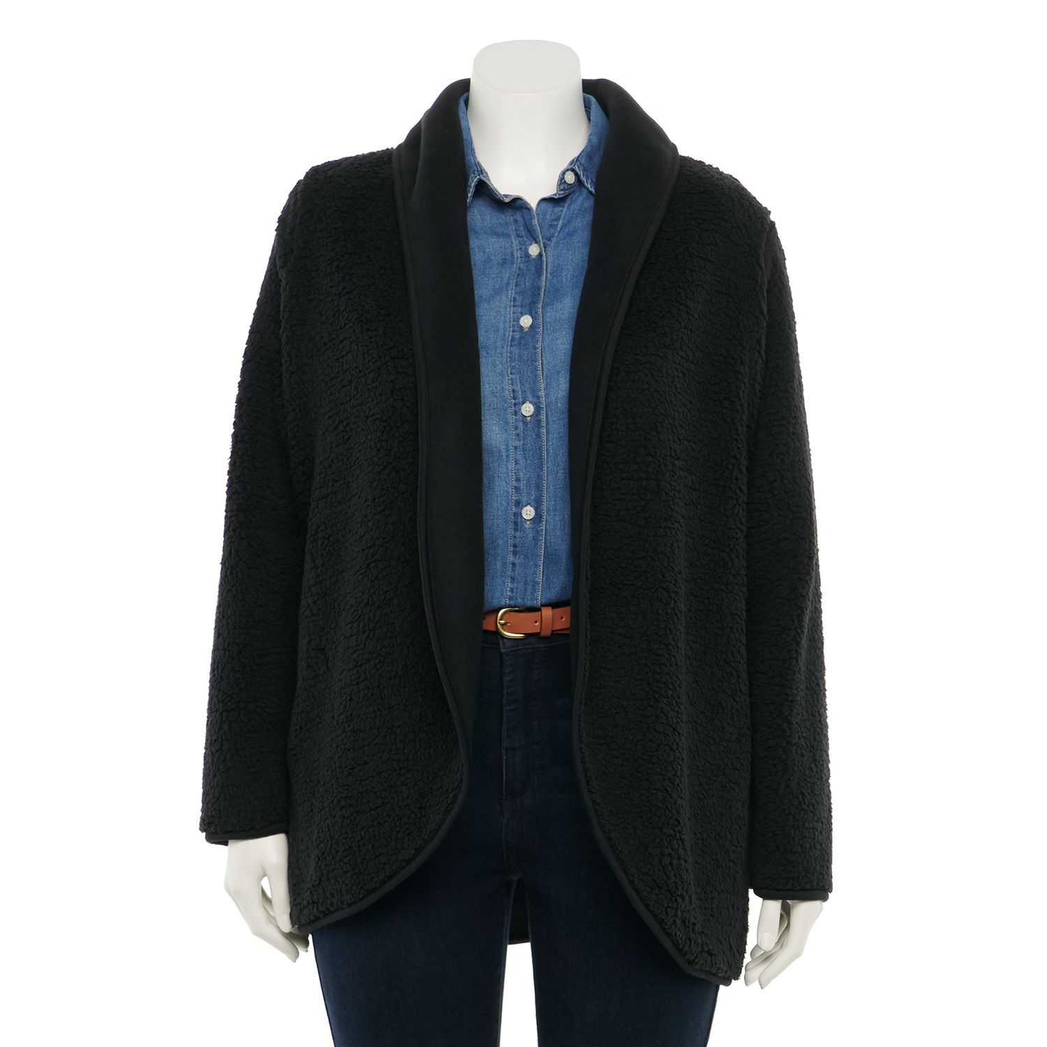 plus size cocoon cardigan