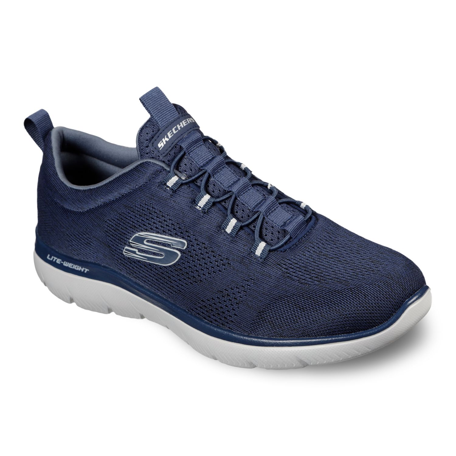 skechers navy blue sneakers